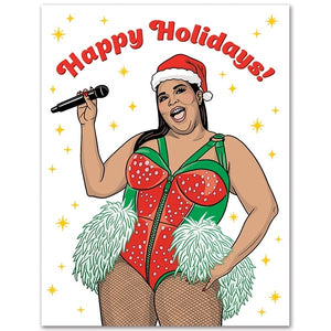 Lizzo Good As Hell Holiday Card Front
