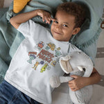 Load image into Gallery viewer, Kid wearing Monsters of the Movement tee
