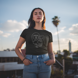 Person wearing Not Your Model Minority Tee
