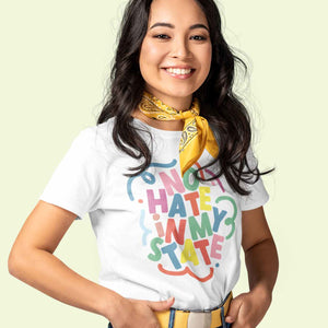 No Hate In My State Adult Unisex Tee