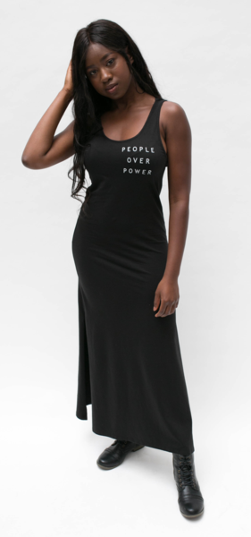 slit maxi dress