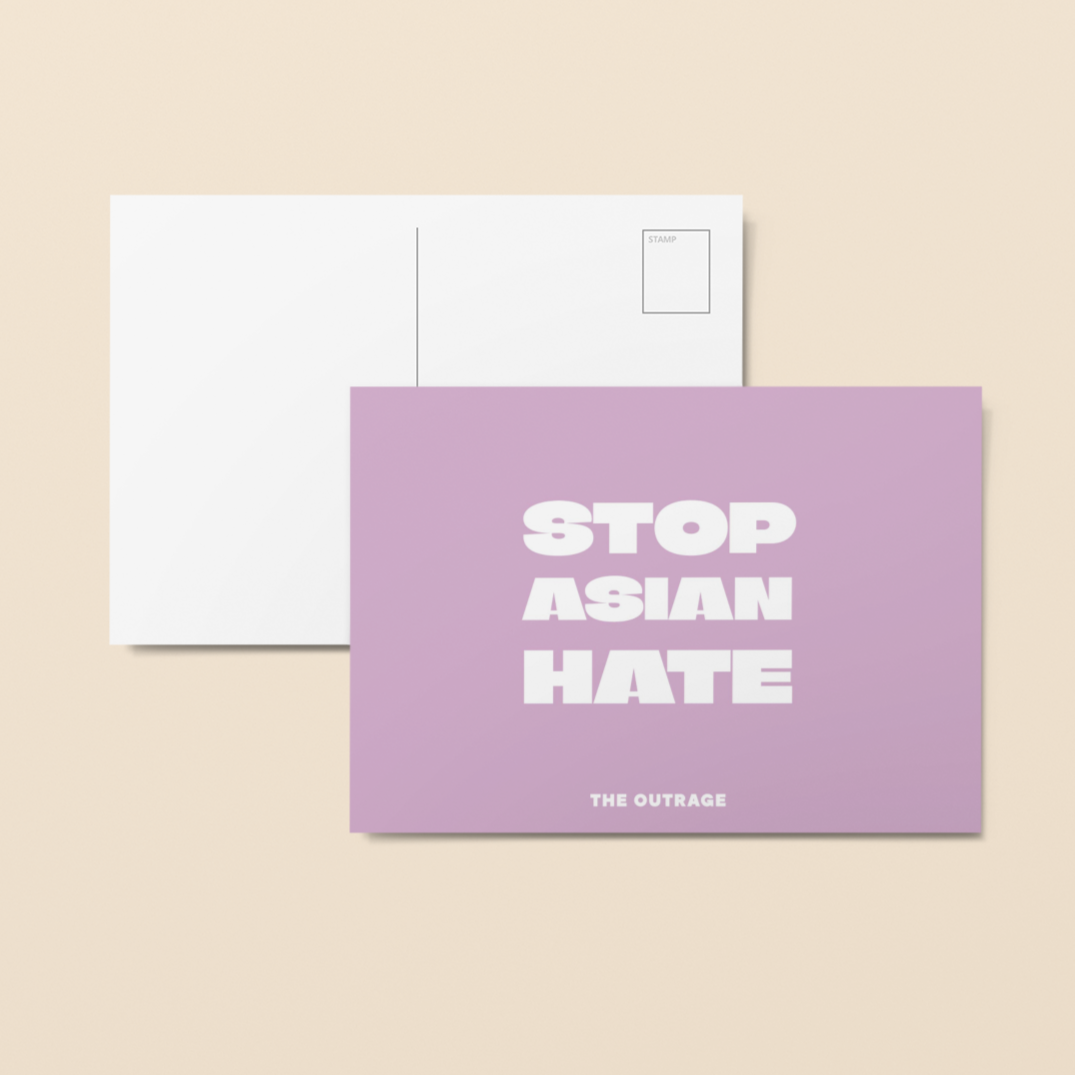 Stop Asian Hate Postcard