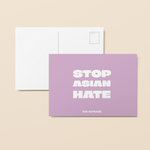 Load image into Gallery viewer, Stop Asian Hate Postcard
