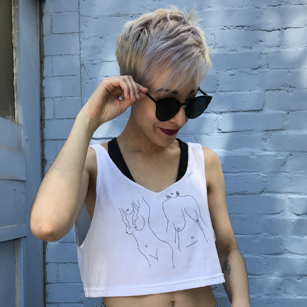 Hanging Out Flowy Cropped Tank
