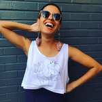 Load image into Gallery viewer, Hanging Out Flowy Cropped Tank
