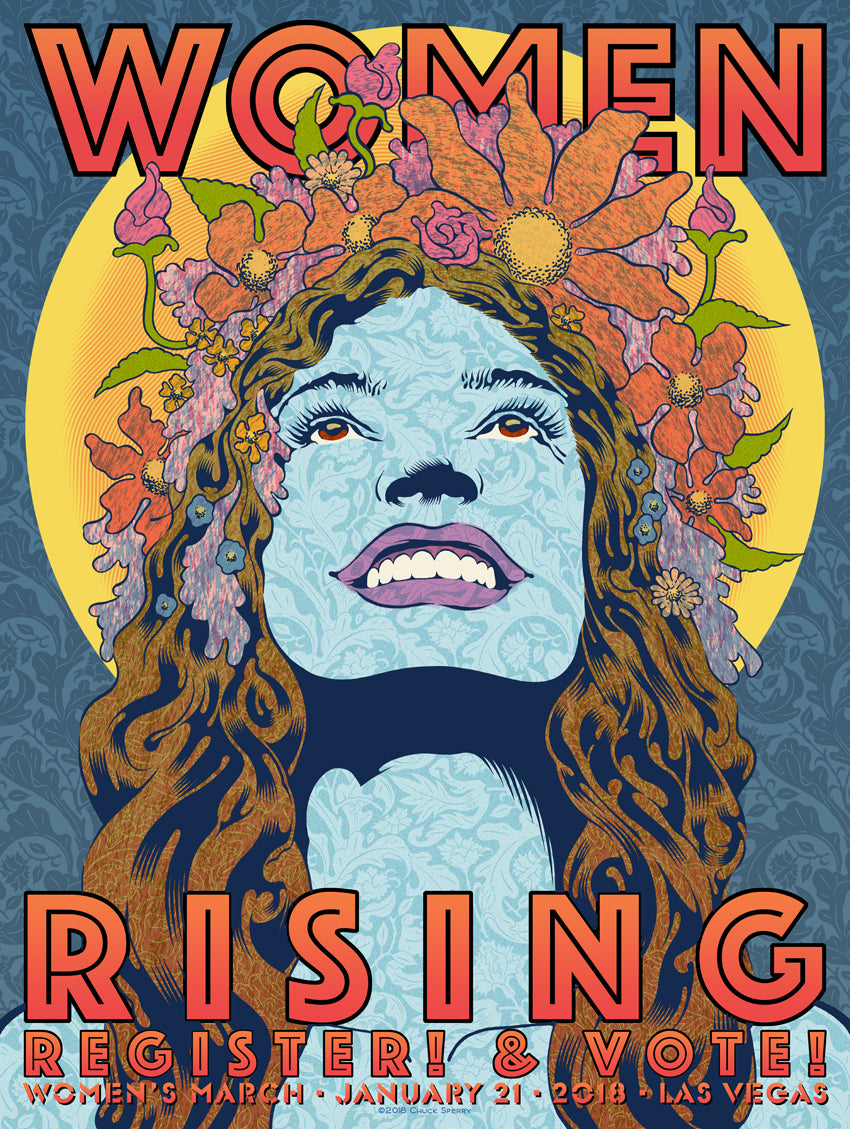 Limited Edition Chuck Sperry Women's March Anniversary Poster