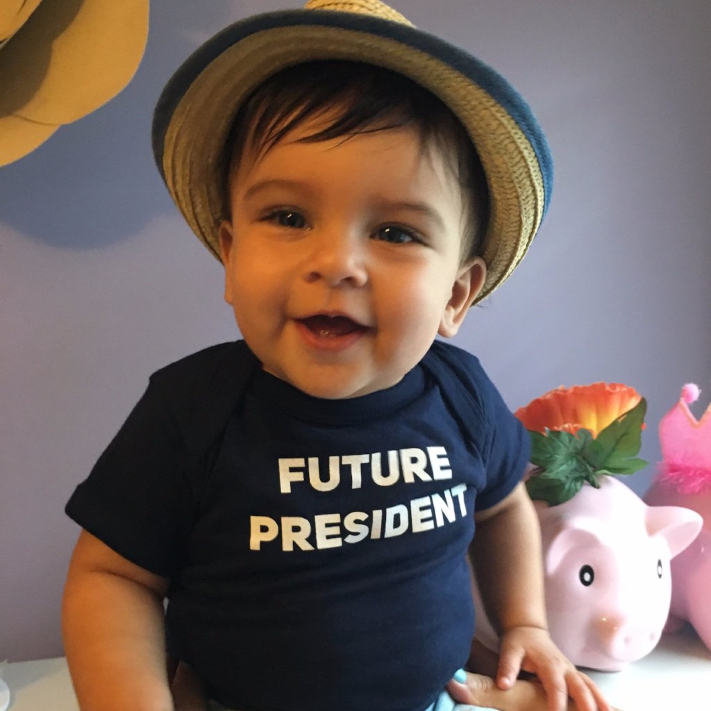 Future President Onesie + Toddler Tee
