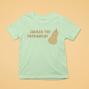 Squash The Patriarchy Onesie + Kids Tee