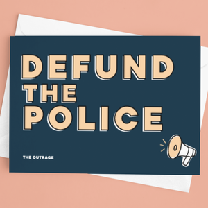 Defund The Police Postcard