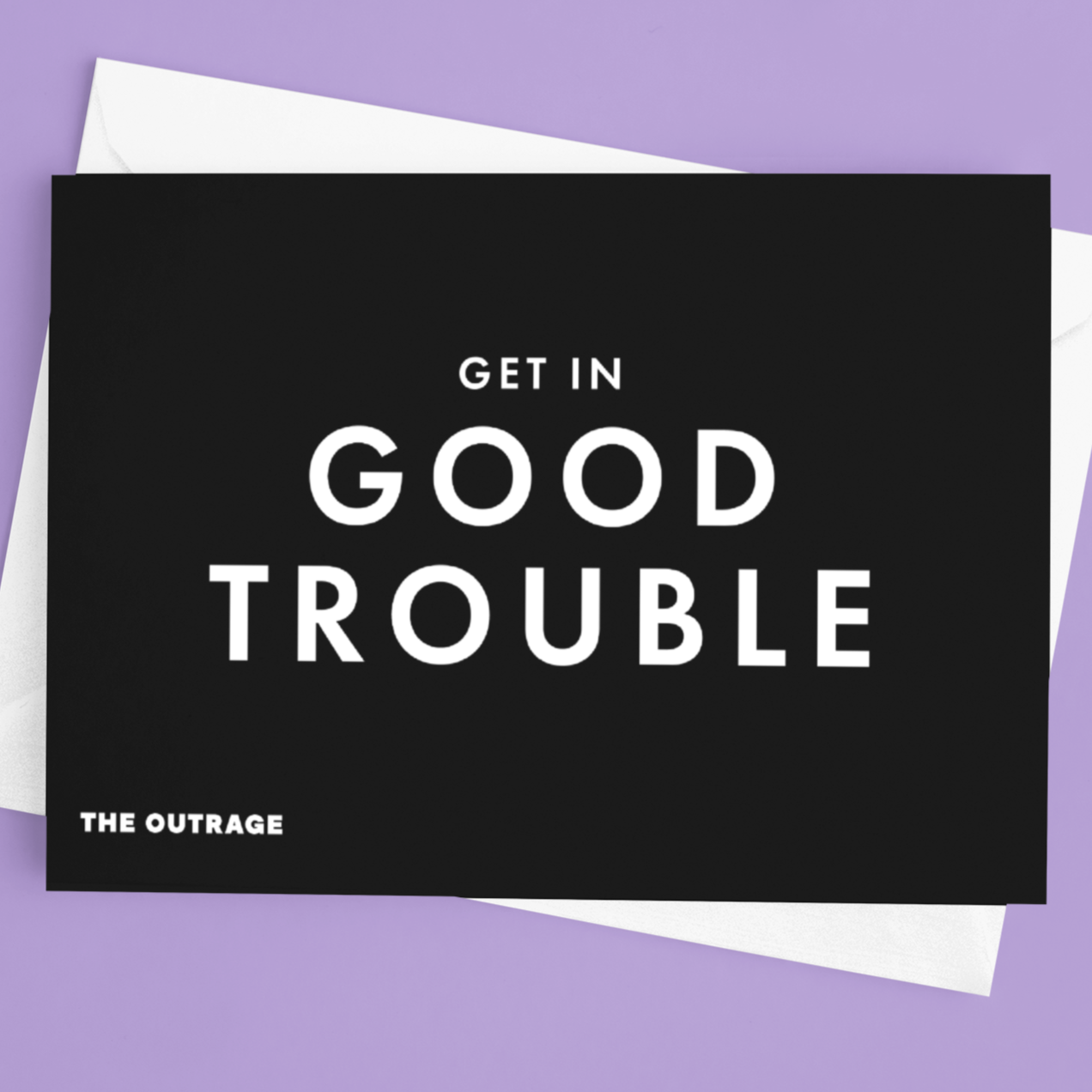 Good Trouble Postcard