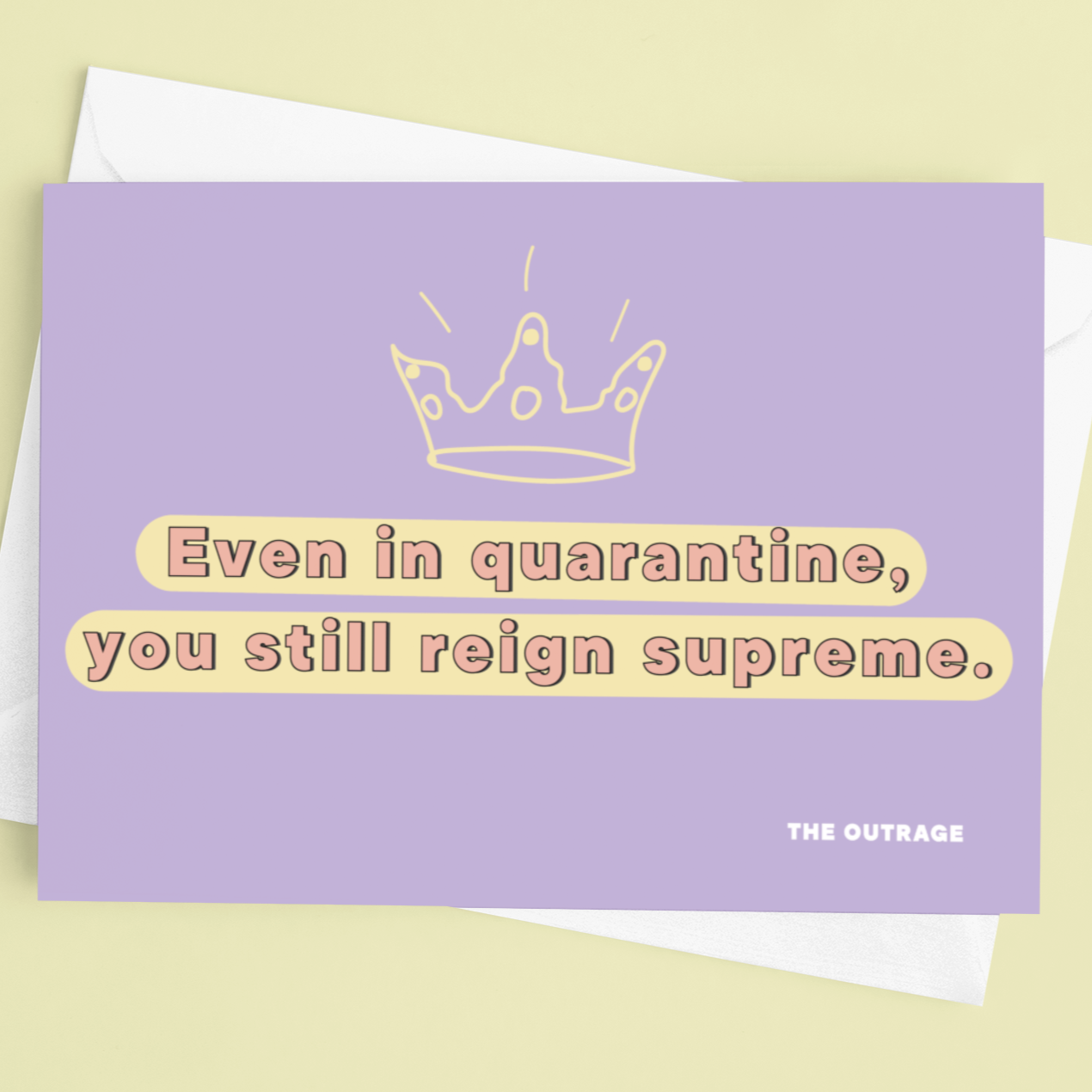 You Reign Supreme Postcard