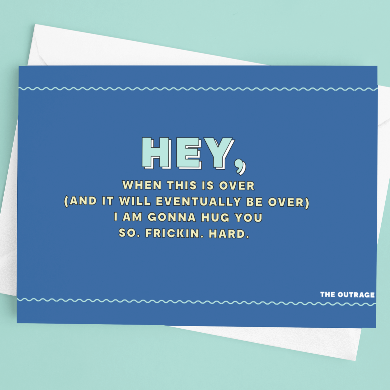 Hey When This Is Over Postcard
