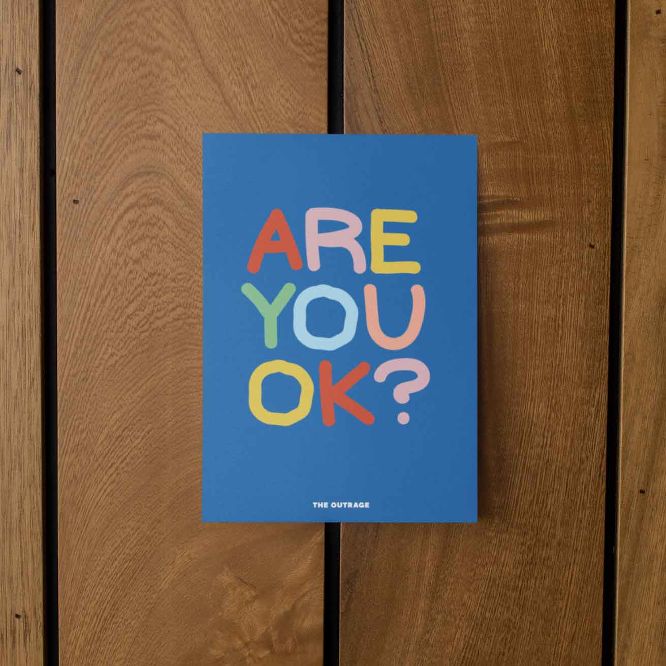 Are You OK? Postcard