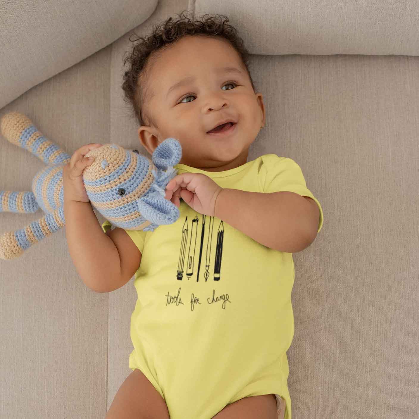 Tools For Change Onesie + Kids Tee