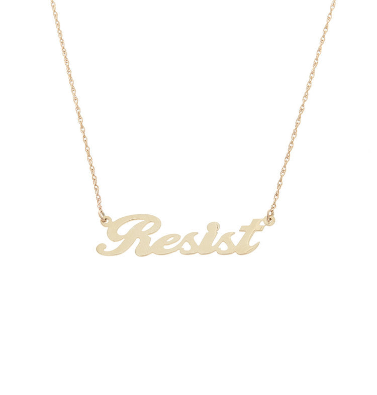 Resist Necklace