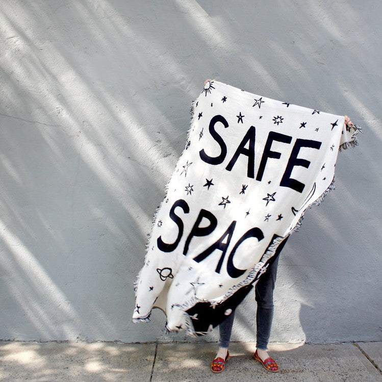 Safe Space Cotton Throw