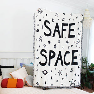 Safe Space Cotton Throw
