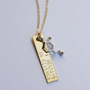 I Believe In Science Necklace