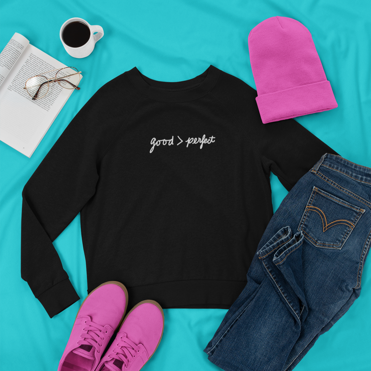 Image of Good > Perfect Crewneck Sweatshirt. | The Outrage