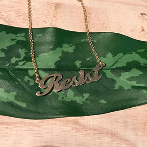 Resist Necklace